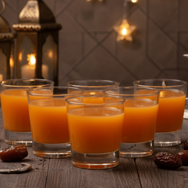 ⁦طقم أكواب عصير وماء من باشاباشي بيترا مكون من 6 قطع - أكواب شرب شفافة سعة 300 مل (10.1 أونصة)⁩ - الصورة ⁦2⁩