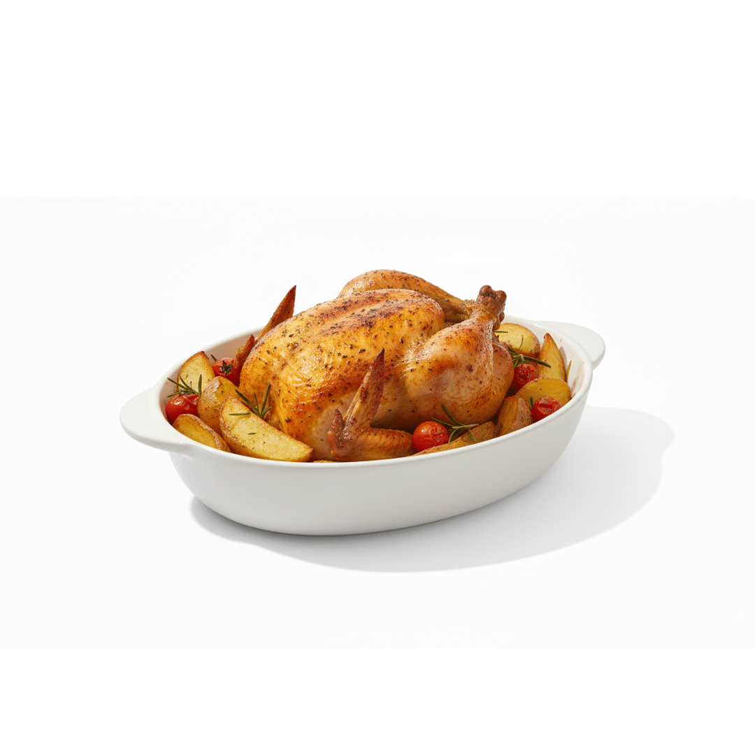 Porcelain Oval oven Roaster (2) Porcelain Oval oven Roaster