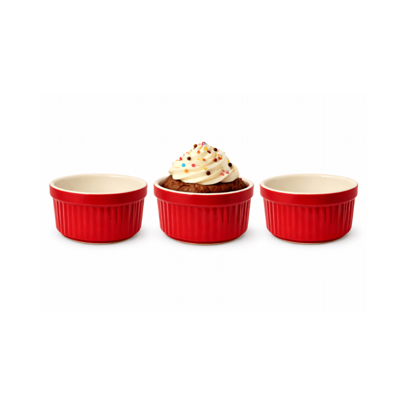 Porcelain Cupcake Oven Bowls