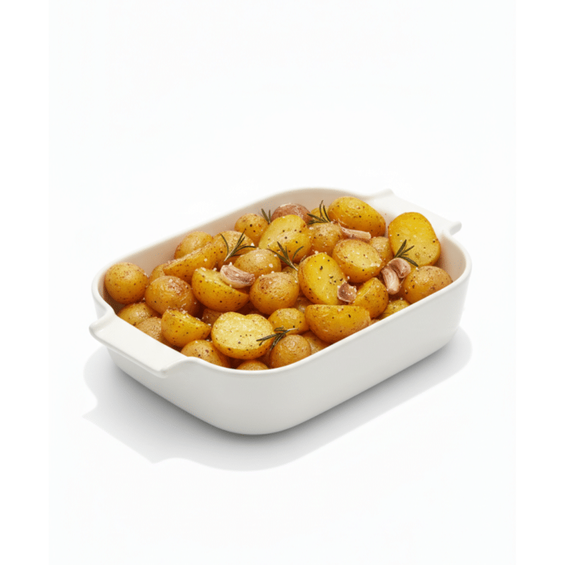 Porcelain Rectangular Roaster