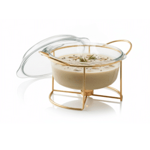 Round Glass Casserole