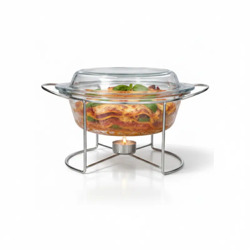 Round Glass Casserole