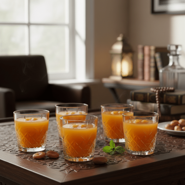 ⁦طقم أكواب باشاباشي تايم ليس المكون من 6 قطع للعصير والماء - أكواب شرب كبيرة سعة 355 مل (12 أونصة) - صنع في بلغاريا⁩ - الصورة ⁦3⁩