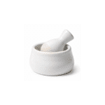 Danny Home Mini Porcelain Mortar & Pestle – Small Ceramic Herb & Spice Grinder – Garlic, Pepper & Seasoning Crusher - Image 5