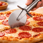 Pizza Cutter Wheel 20 cm Stainless Steel – Heavy Duty Sharp Pizza Slicer with Ergonomic Handle - Image 2