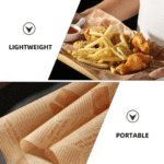 Greaseproof Food Wrapping Paper Sheets – 37 × 27 cm (100 Pieces) – Newspaper Print - Image 5
