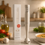 Danny Home Hand Blender 400W – Electric Immersion Blender with Stainless Steel Blades, 2-Speed Control, Ergonomic Grip, Stick Blender for Soup, Smoothies & Baby Food - Image 2