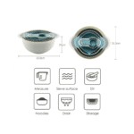 Danny Home 10-Piece Measuring & Mixing Bowl Set – Plastic Kitchen Set - Image 4