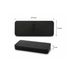 Foxiwood Premium Wooden Pen Box with Magnetic Closure – 21.5 × 7.3 cm - Image 2