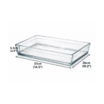 Borcam Rectangular Glass Oven Tray 36×26 cm (4350ml) – Heat Resistant Baking Dish, Made in Turkey - Image 3