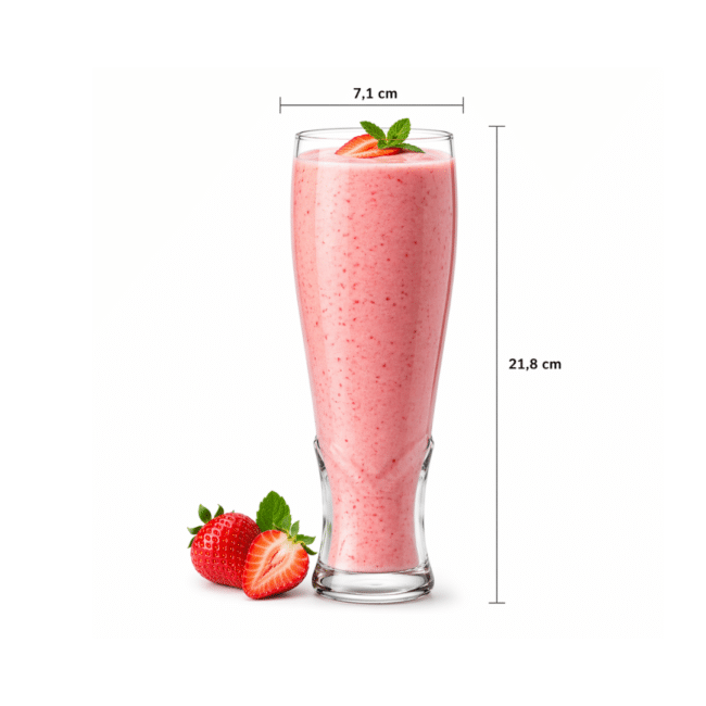 Pasabahce Craft Smoothie Glass Set – 6 Pieces 455ml – Turkey Made - Image 2