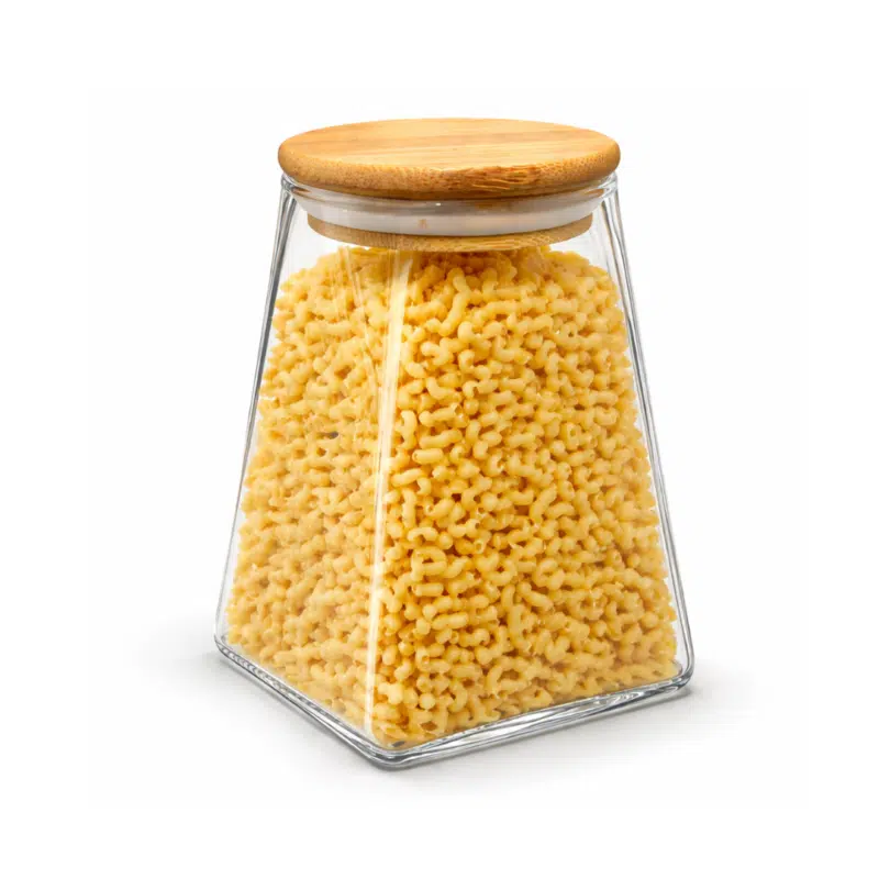 Square Glass Storage Jar