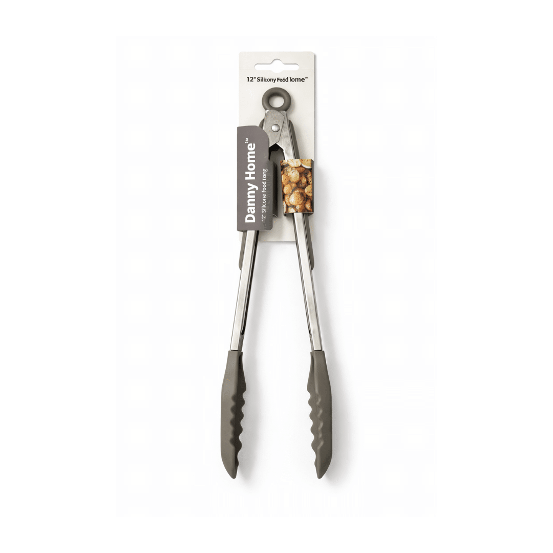 Stainless Steel Kitchen Tongs (2) ملقط مطبخ ستانلس ستيل