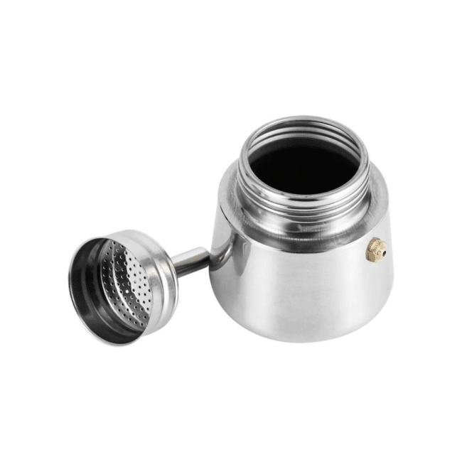 Stovetop Espresso Maker 4 Cups – Stainless Steel Moka Pot Coffee Maker with Heat Resistant Handle – Classic Italian Style Coffee Brewer - Image 4