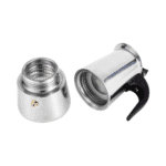 Stovetop Espresso Maker 4 Cups – Stainless Steel Moka Pot Coffee Maker with Heat Resistant Handle – Classic Italian Style Coffee Brewer - Image 3